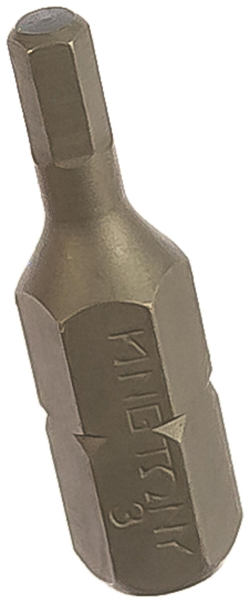 Вставка бита торцевая 1/4", HEX, 3 мм, L = 25 мм KING TONY 102503H фото 2
