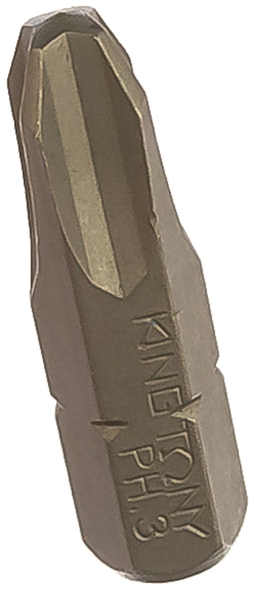 Вставка бита торцевая 1/4", Phillips, PH3, L = 25 мм KING TONY 102503P фото 1