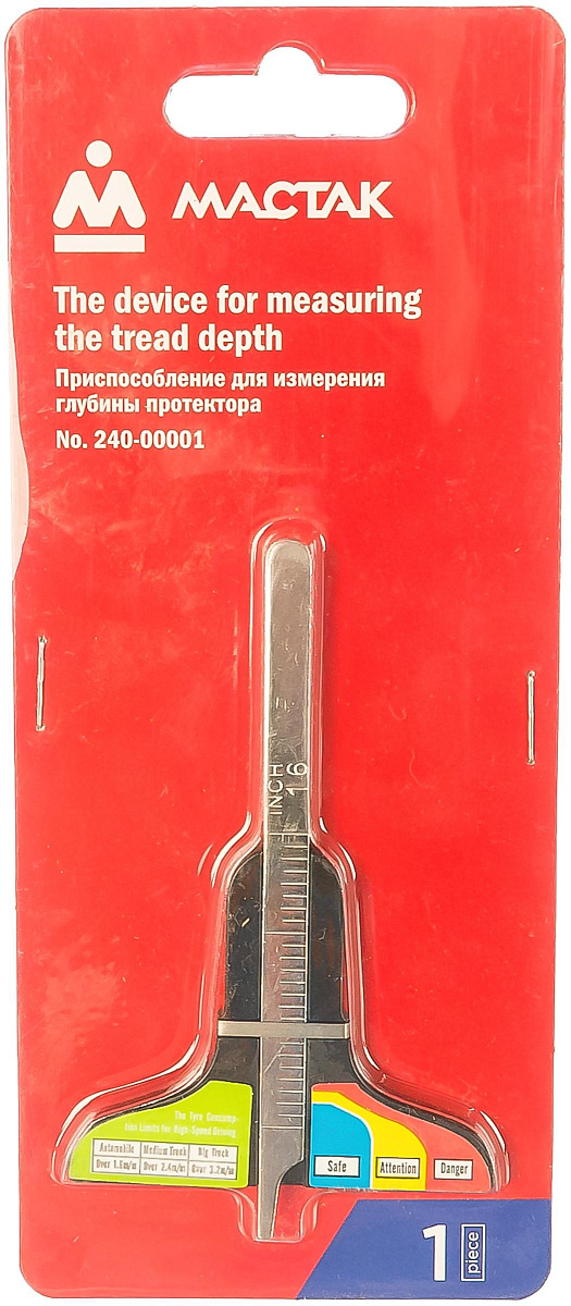 Приспособление для измерения глубины протектора МАСТАК 240-00001 фото 1