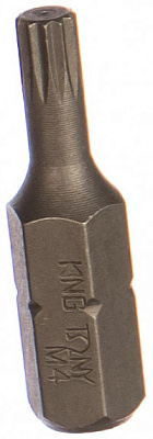 Вставка торцевая SPLINE (М4; 25 мм; 1/4) KING TONY 102504M