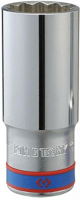 Головка торцевая глубокая двенадцатигранная 1/2", 13 мм KING TONY 423013M