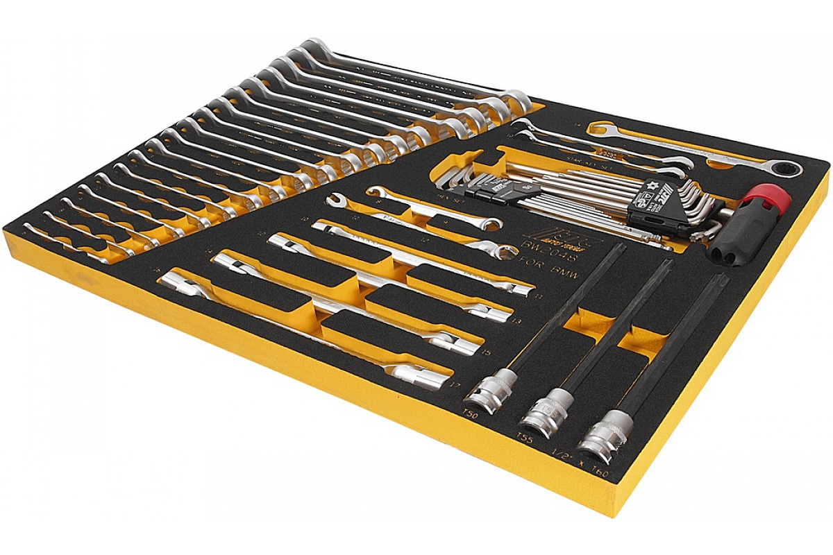 Универсальный набор инструмента, комплектация BMW в ложементе 48шт JTC-BW2048 фото 1