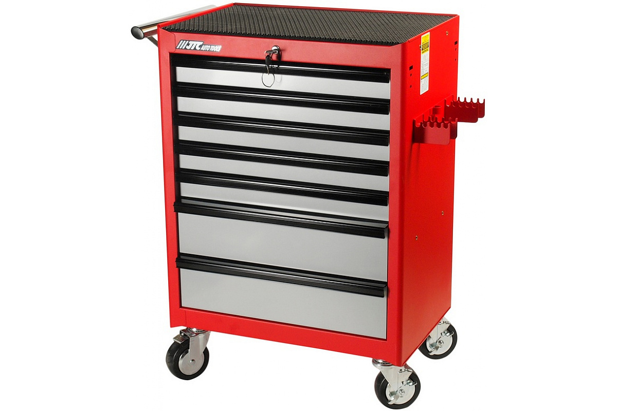 Инструментальная тележка с набором инструментов 7 секций 344 предмета JTC-3931+344 фото 2