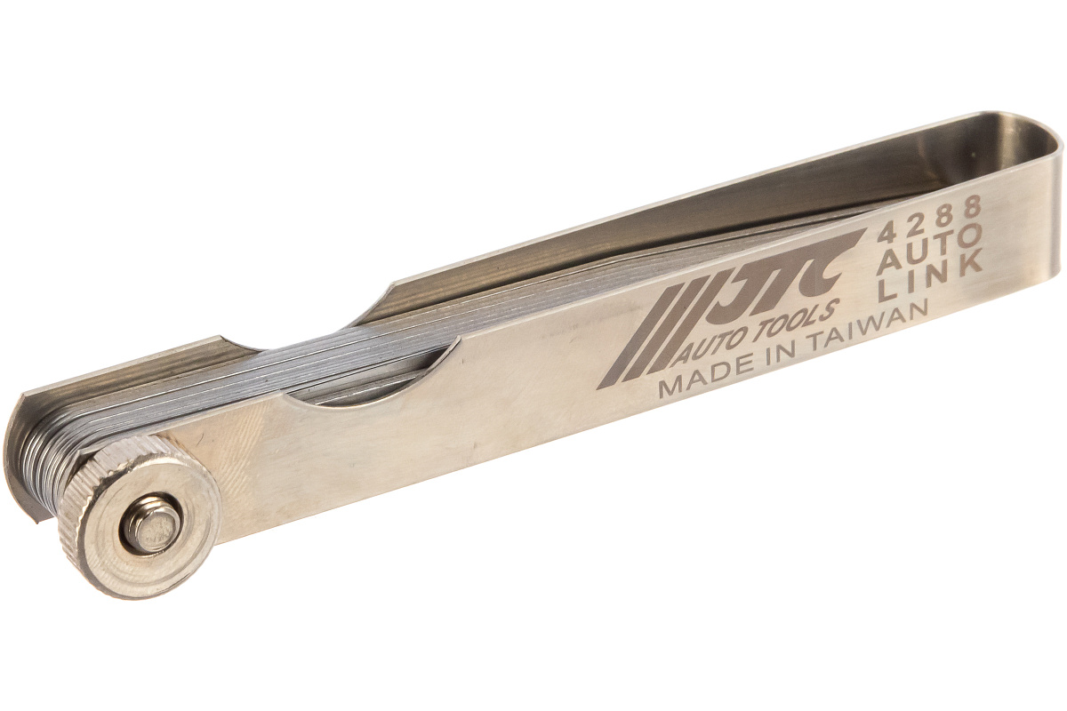 Набор щупов для установки зазора (0.05-1.0 мм, 20 штук) JTC 4288 фото 3