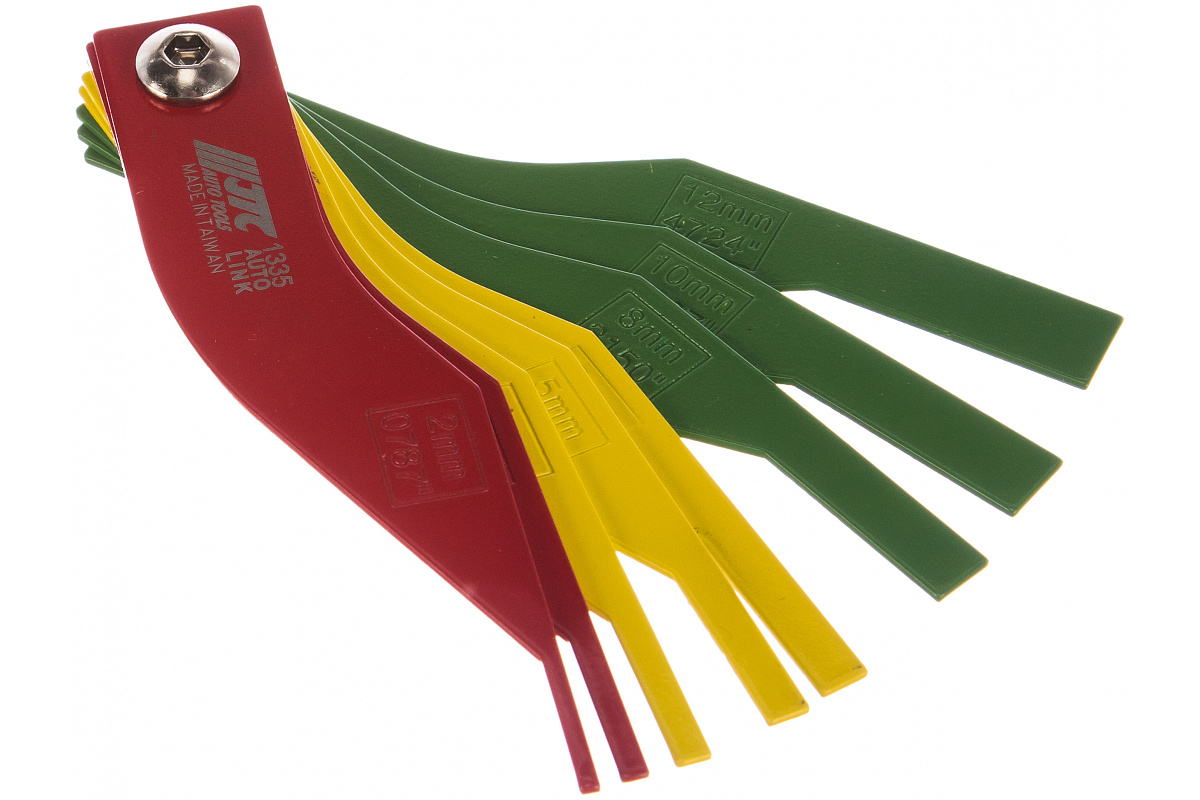 Набор щупов для измерения толщины колодок дисковых тормозов (2-12 мм) JTC 1335 фото 2