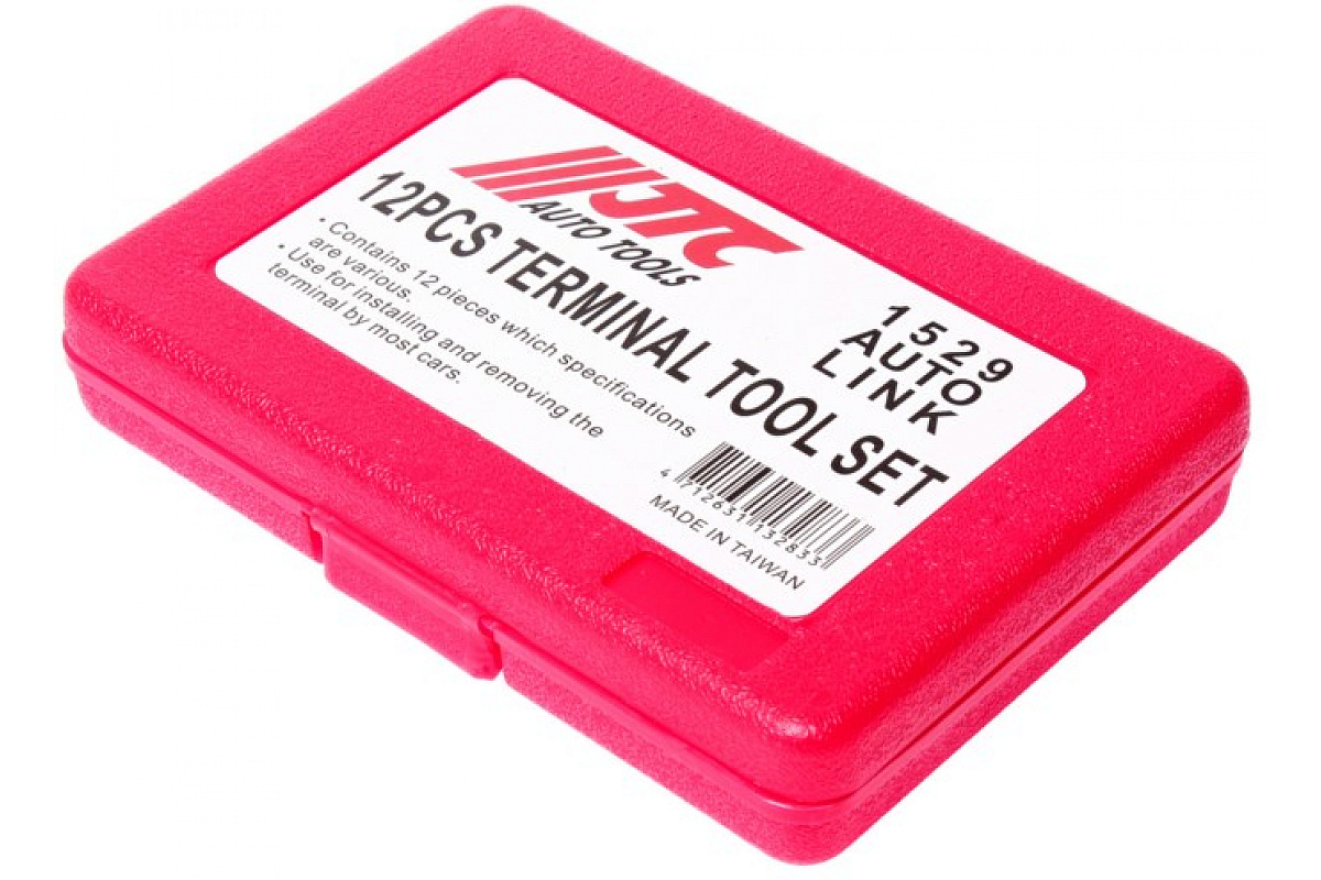 Набор инструментов для ремонта автоэлектропроводки (12 предметов в кейсе) JTC 1529 фото 3