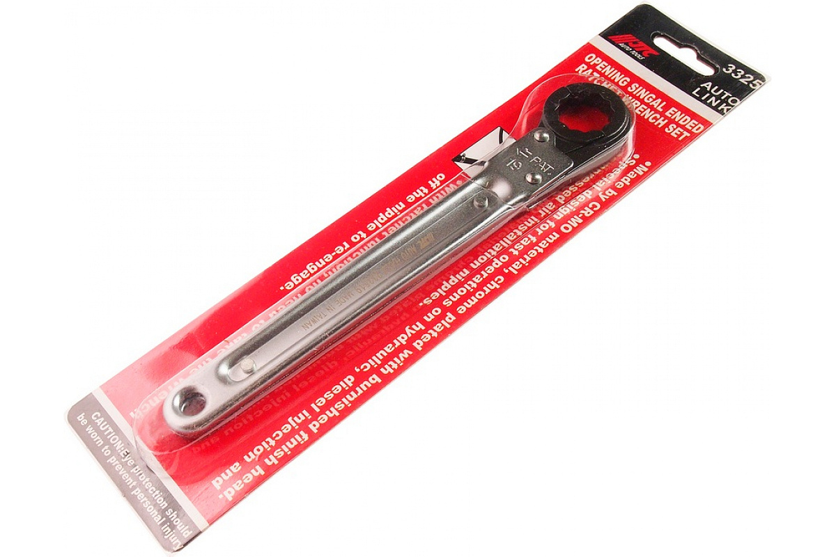 Раскрывающийся двенадцатигранный ключ с трещоткой 19мм, 200мм JTC-332519 фото 5