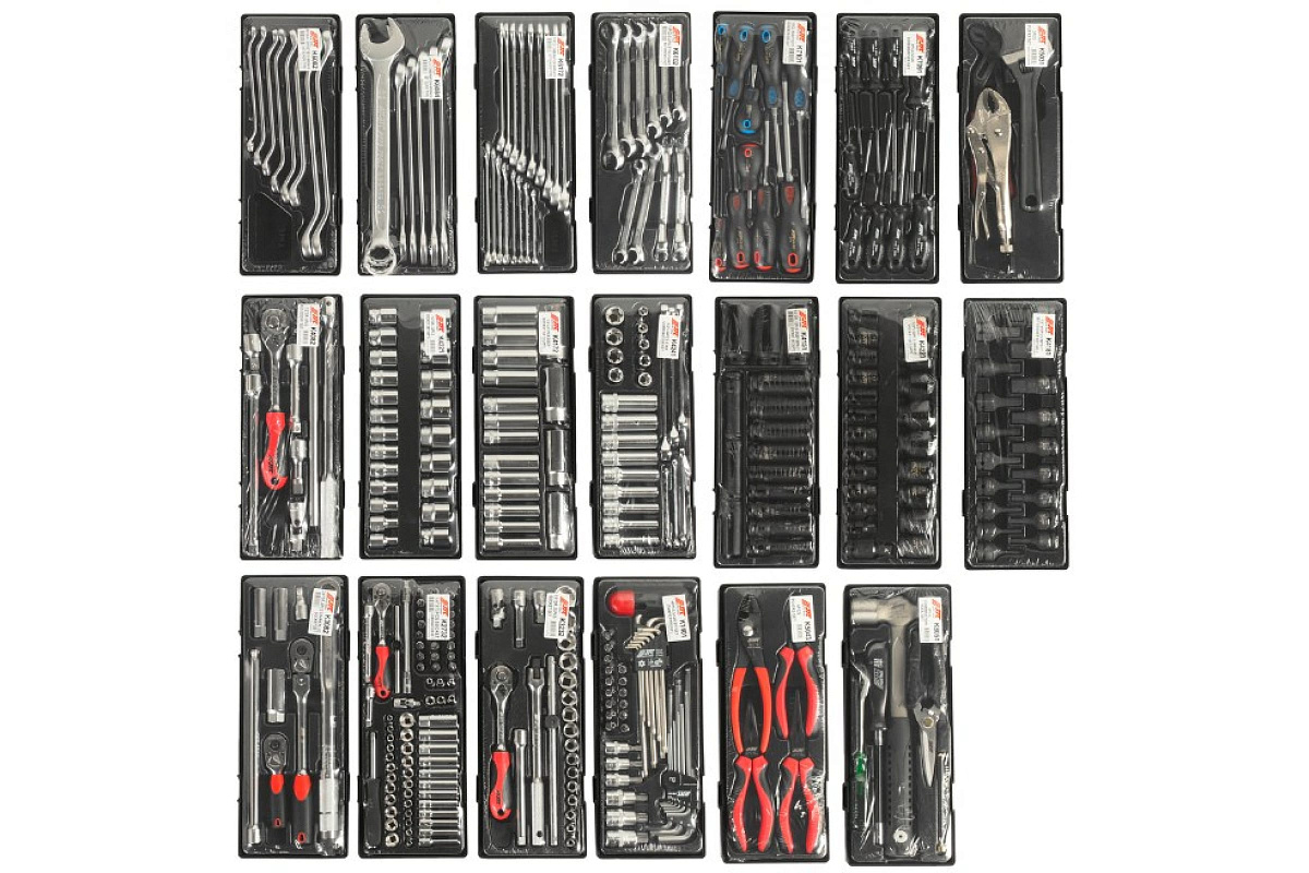 Инструментальная тележка с набором инструментов JTC 5021+344 фото 7