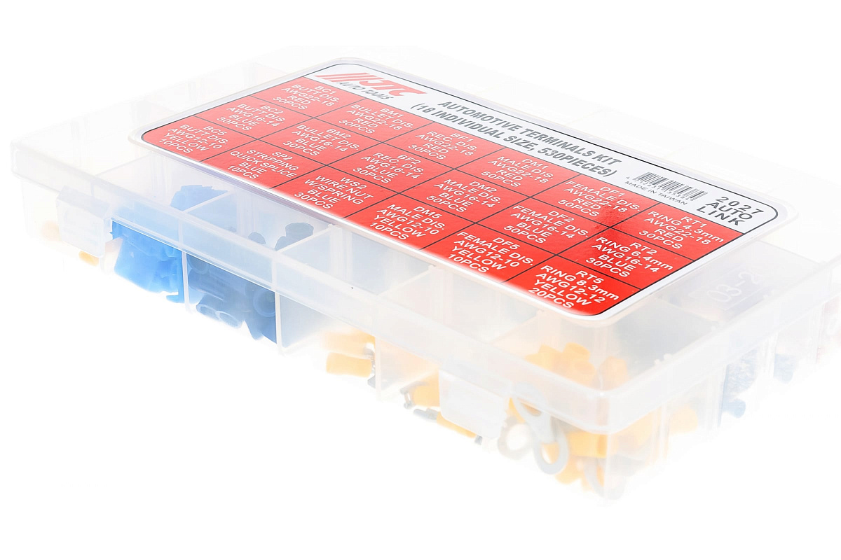 Набор изолированных автомобильных клемм, 530 шт JTC 2027  фото 2