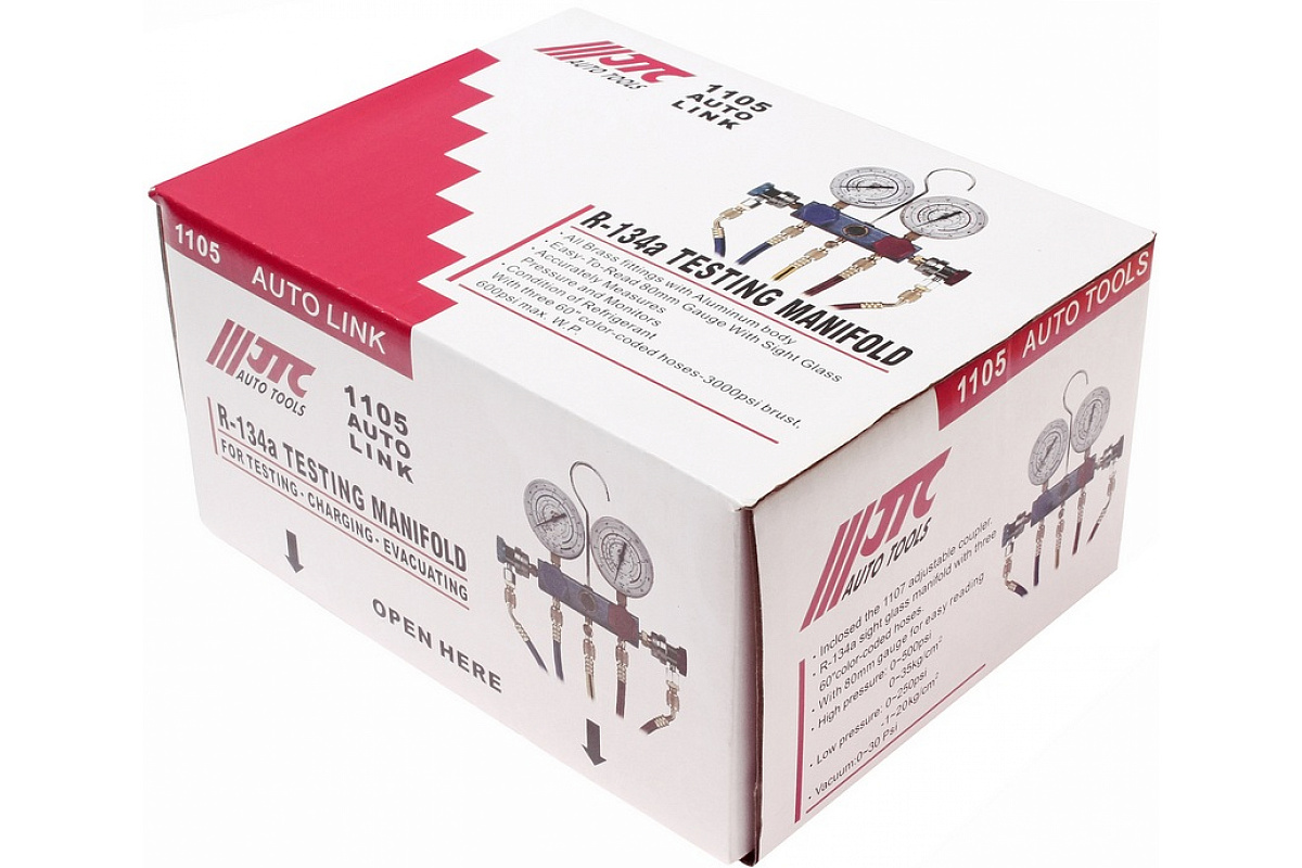 Устройство для заправки автокондиционера JTC-1105 фото 2