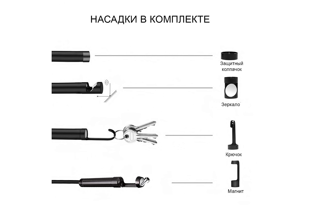 Промышленный видеоэндоскоп iCartool IC-V129 фото 3