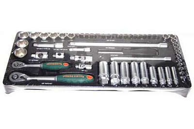 Набор торцевых головок 1/4" и 3/8"DR  57 предметов (ложемент) Jonnesway S04H3157ST (S04H3157SP)
