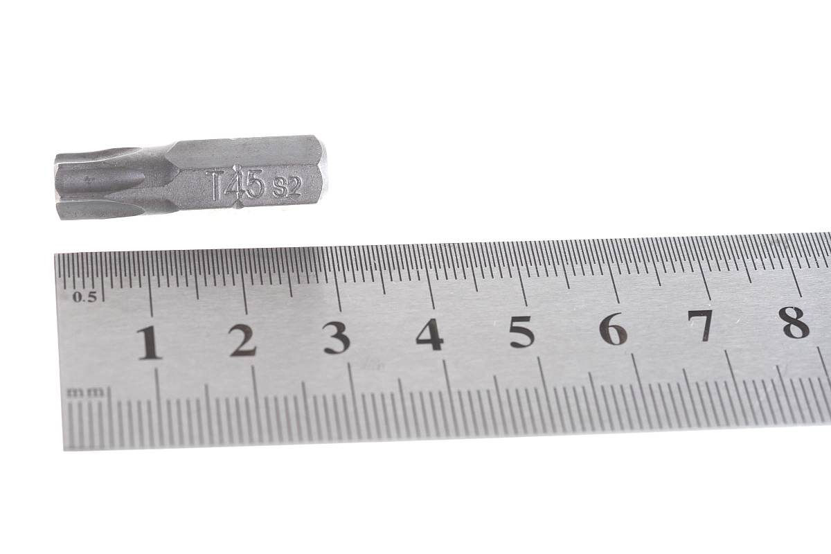 Вставка-бита 5/16"DR TAMPERPROOF TORX, T45H, 30 мм Ombra 556845 55968 фото 3