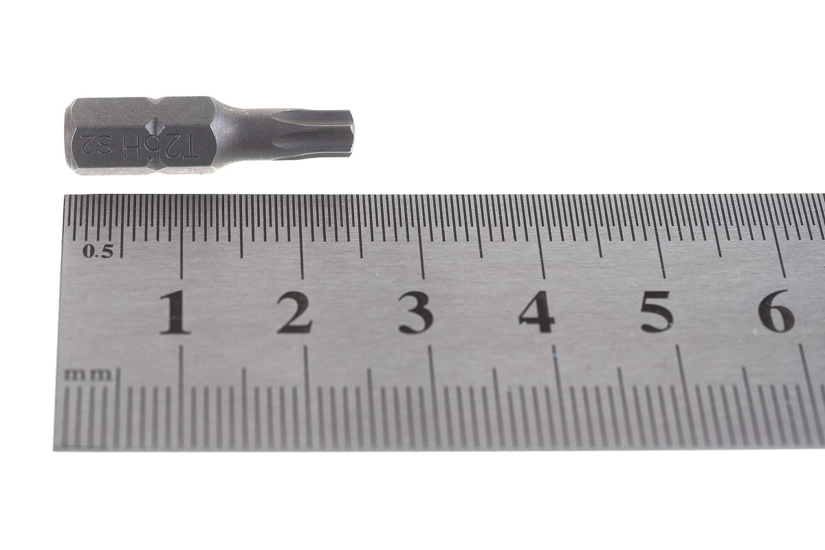 Вставка-бита 1/4"DR T-TORX, T25H, 25 мм Ombra 514825 фото 4