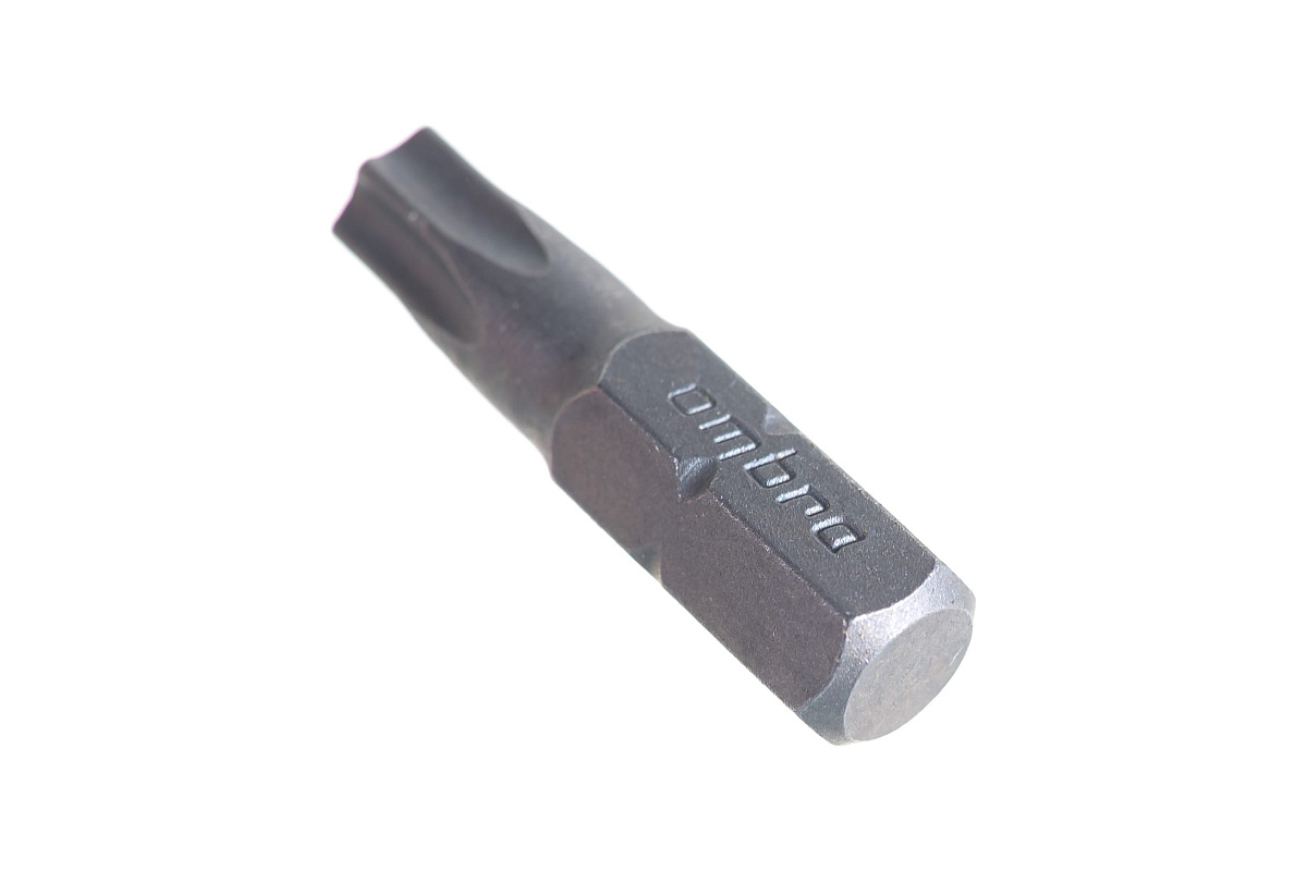 Вставка-бита 1/4"DR T-TORX, T30H, 25 мм Ombra 514830 фото 2