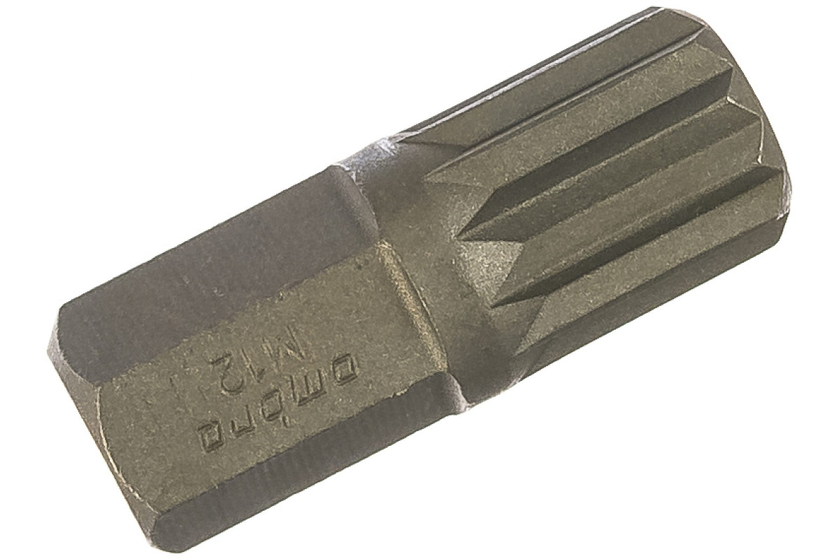 Вставка-бита 10 мм DR SPLINE, M12, 30 мм Ombra 531712 фото 2