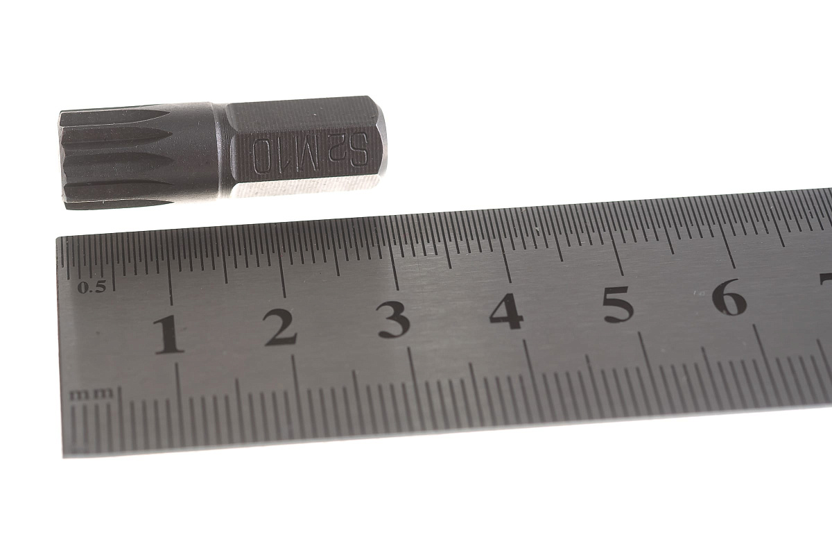 Вставка-бита 5/16"DR SPLINE, M10, 30 мм Ombra 556710 55965 фото 5