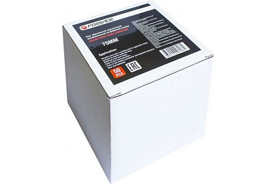 Круг абразивный шлифовальный (50 шт; 75 мм; 40; красный) Forsage 48997 F-BD340C