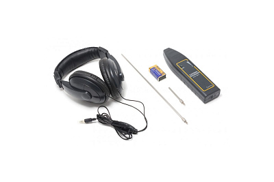 Стетоскоп для механика с регулировкой громкости сигнала Forsage 4 предмета, в сумке 16028 F-04D2020