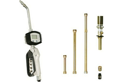 Комплект на бочку 60-220 л (насос 5:1, пистолет с электронным счетчиком и жестким наконечником) LubeWorks 1700312