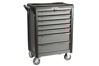 Тележка инструментальная (7 секций, серая, на колесах) JTC JTC-5021C