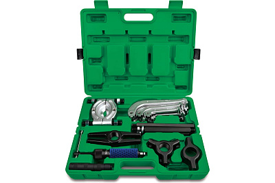 Съемник подшипников гидравлический TOPTUL 10 т, 75-105 мм, 22 предмета JGAI2202