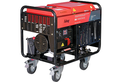 Дизельная электростанция с электростартером и коннектором автоматики FUBAG DS 14000 DA ES