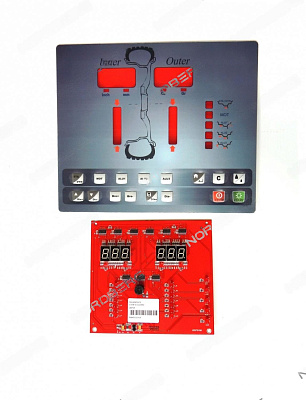 Дисплей с клавиатурой всборе для NORDBERG 4524C  Nordberg B-01-1210002+B-01-1210003