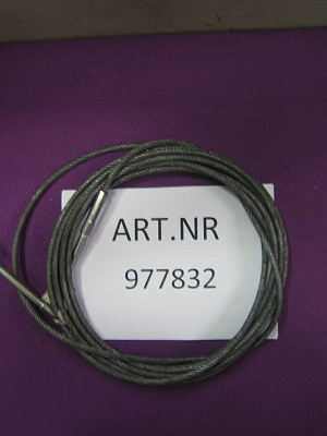 Трос №3 09х03160 мм, с наконечником 2х M12x120, 4.40 H 4400 мм Nussbaum 977832