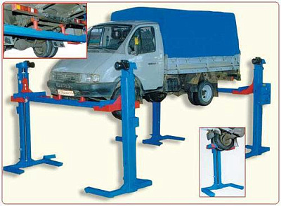 Подъёмник передвижной г/п 6 т Автоспецоборудование ПП-6
