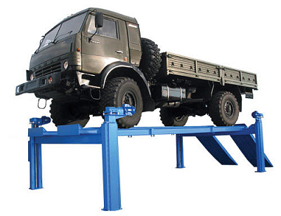 Подъемник автомобильный четырехстоечный платформенный 10т Автоспецоборудование ПЛ10