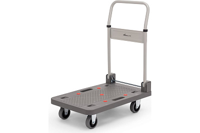 Тележка платформенная со складной ручкой, 150 кг СТЕЛЛА-ТЕХНИК FW-150П