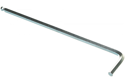 Шестигранный ключ TOPTUL Г-образный, экстрадлинный, с шаром, 12 мм, L=262 мм AGBE1226