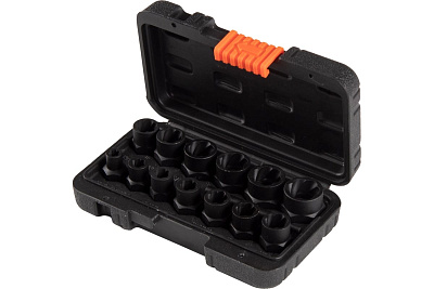 Набор торцевых головок для поврежденных гаек и болтов 1/4"-3/4", кейс, 14 предметов AFFIX AF10930014C