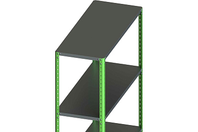 Стеллаж Metalex AIR 2000x1600x400 4 полки SMAIV201640