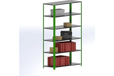 Стеллаж Metalex AIR 2200x1000x300 6 полок SMAVI221030