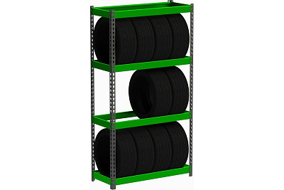 Стеллаж Металекс серия TIRES 1800x1400x400 SMT181440
