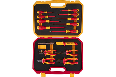 Универсальный набор диэлектрических инструментов TOLSEN 15 предметов V82115