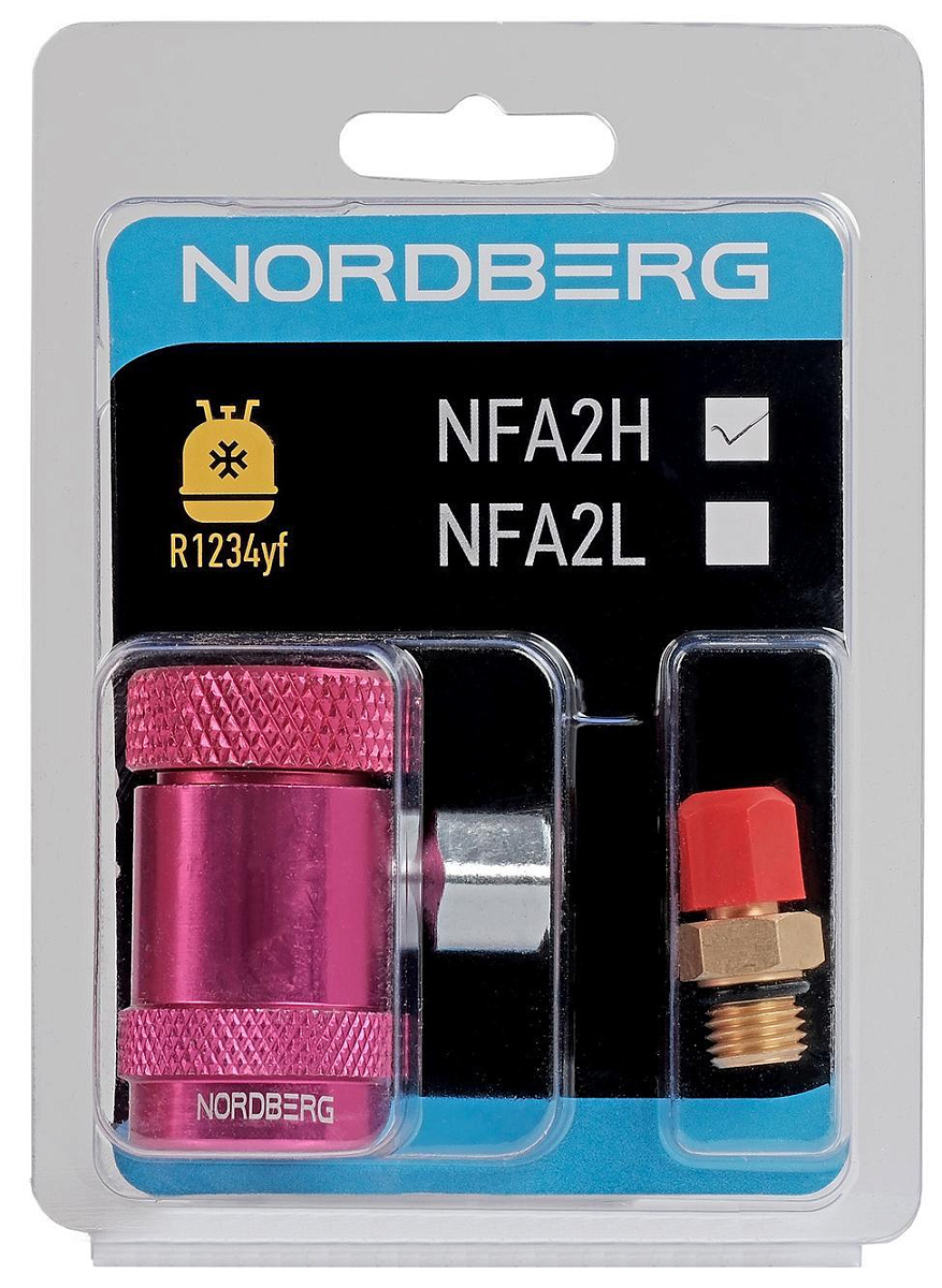 Муфта быстросъемная R1234yf высокое давление (красная) NORDBERG фото 4