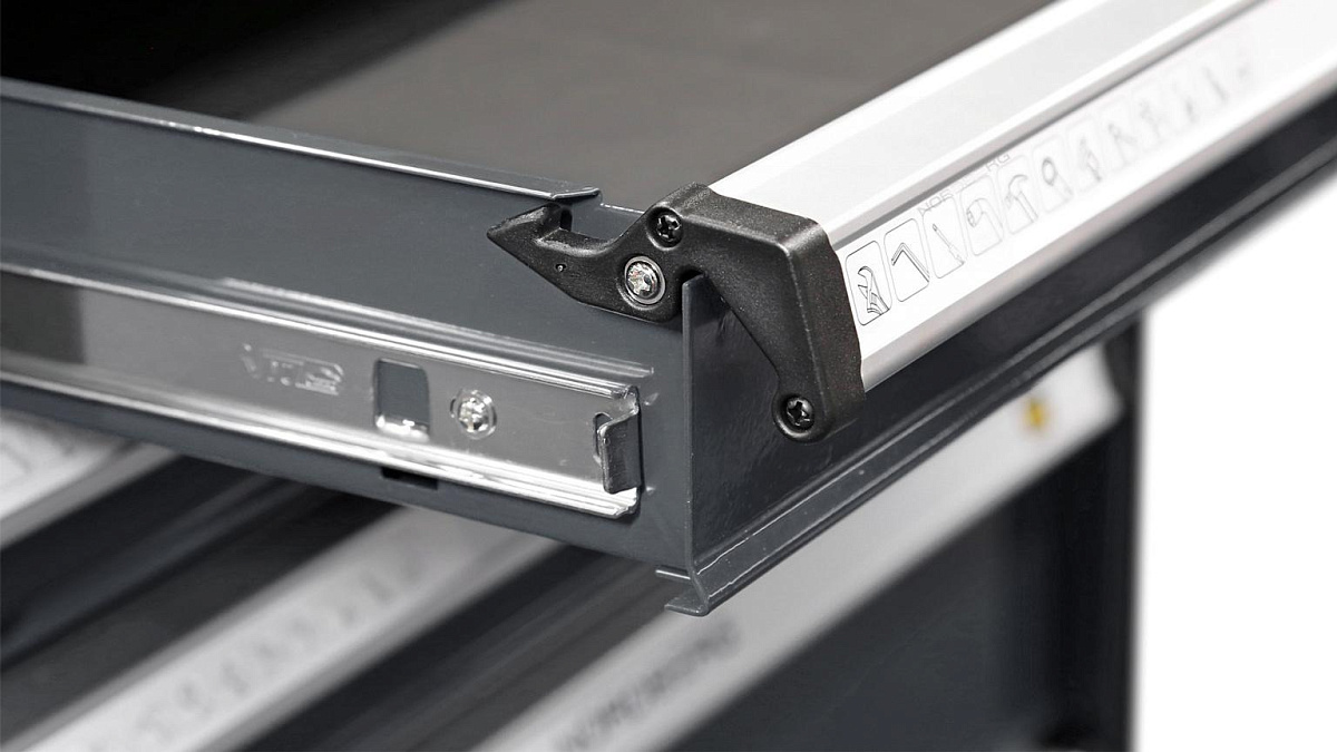 Тележка инструментальная, 5 выдвижных ящиков, серая NORDBERG T5N(G) фото 6