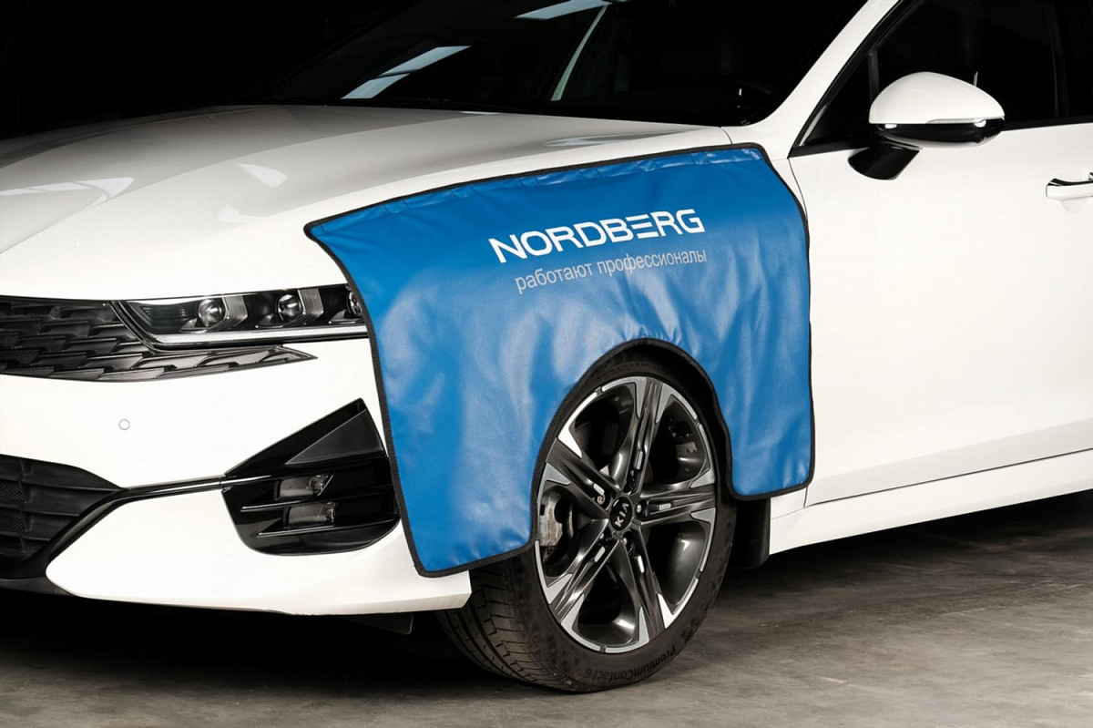 НАКИДКА NN1 на крыло 110х65 с магнитом и подкладкой, с лого NORDBERG фото 1