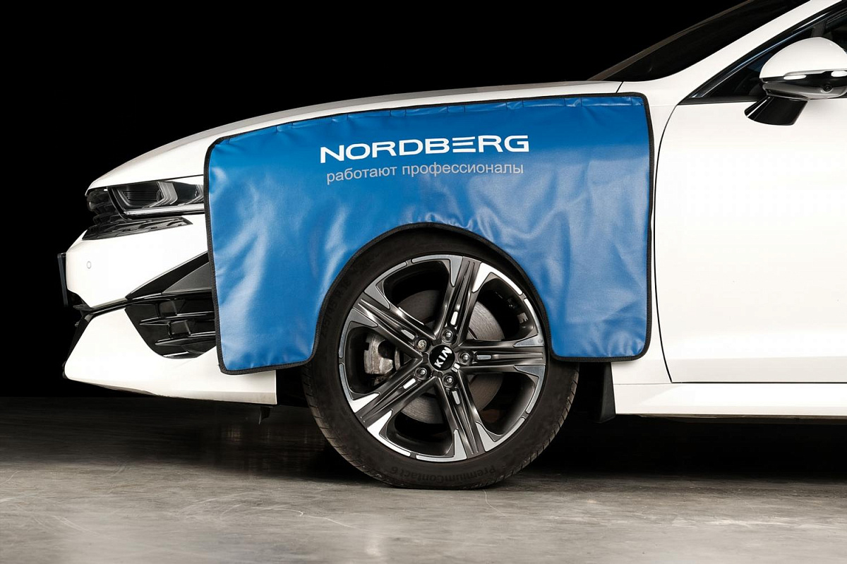 НАКИДКА NN1 на крыло 110х65 с магнитом и подкладкой, с лого NORDBERG фото 5