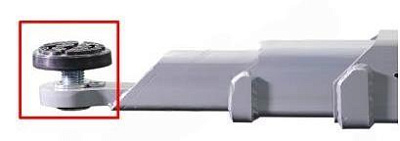 Опора винтовая регулируемая, рабочий ход резьбы 65 мм, посадочный диаметр 50 мм NORDBERG