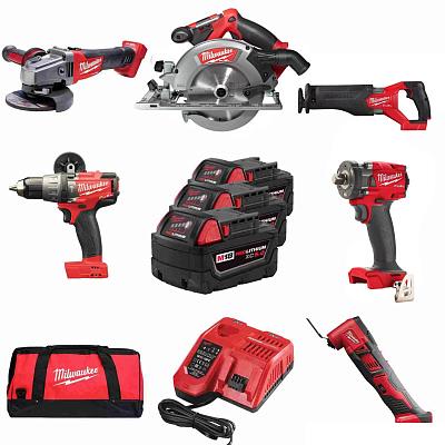 Набор инструментов Milwaukee M18 FPP6A-503D 4933446937