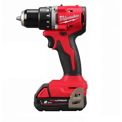 Аккумуляторная компактная дрель-шуруповерт Milwaukee M18 BLDDRC-201C 4933492830