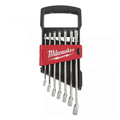 Набор метрических ключей Milwaukee (7шт) 7 PC MAXBITE METRIC COMB. SPANNER SET – 1PC 4932464257,4932471341