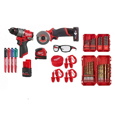 Промо-набор инструмента M12 FUEL FCOT100P 100-летие Milwaukee 493310002