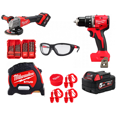 Промо-набор инструмента M18 FSAG100P 100-летие Milwaukee 493310003