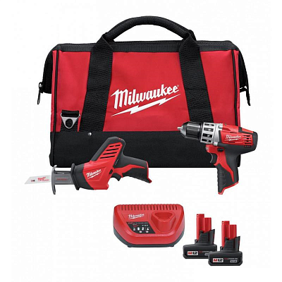 Набор инструментов PowerPack Milwaukee С12 PP2C-32B 4933416530