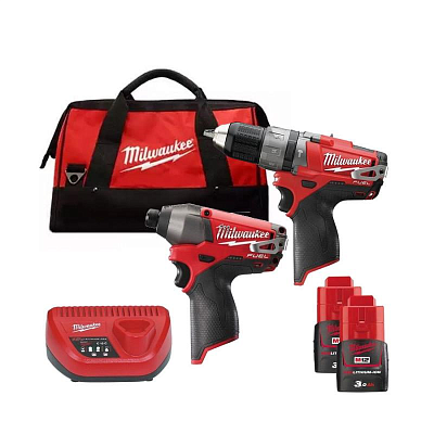 Набор инструментов Milwaukee M12 FUEL PP2A-302C 4933443255